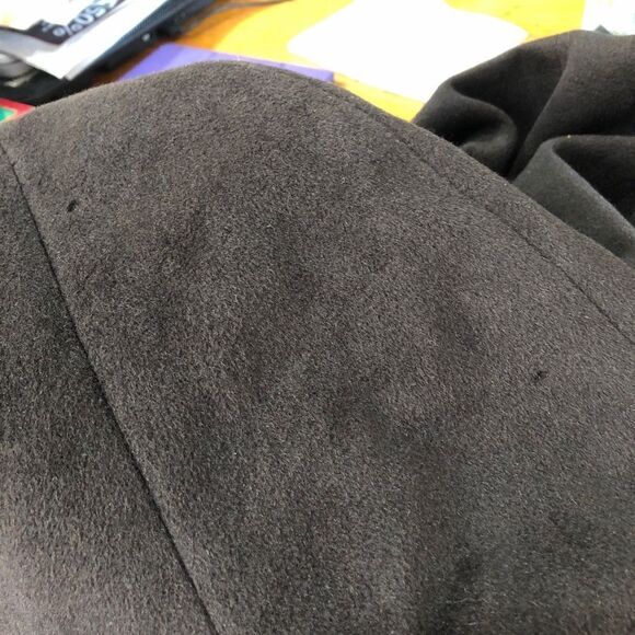 Kristen Blake Studio Collection Brown Angora Wool Blend Buttons Jacket Coat - 16 - Picture 14 of 14